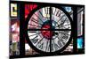 Giant Clock Window - View of Times Square - Manhattan-Philippe Hugonnard-Mounted Photographic Print