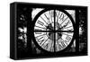 Giant Clock Window - View on Central Park West - San Remo II-Philippe Hugonnard-Framed Stretched Canvas