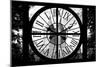 Giant Clock Window - View on Central Park West - San Remo II-Philippe Hugonnard-Mounted Photographic Print