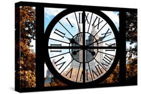 Giant Clock Window - View on Central Park West - San Remo III-Philippe Hugonnard-Stretched Canvas