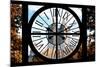 Giant Clock Window - View on Central Park West - San Remo III-Philippe Hugonnard-Mounted Photographic Print