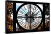 Giant Clock Window - View on Central Park West - San Remo III-Philippe Hugonnard-Framed Stretched Canvas