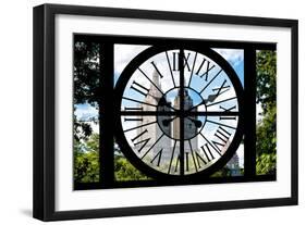 Giant Clock Window - View on Central Park West - San Remo-Philippe Hugonnard-Framed Photographic Print