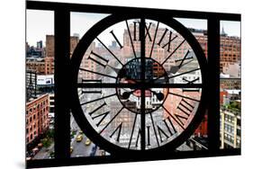 Giant Clock Window - View on Chelsea Market - Meatpacking District III-Philippe Hugonnard-Mounted Photographic Print