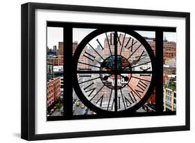 Giant Clock Window - View on Chelsea Market - Meatpacking District III-Philippe Hugonnard-Framed Photographic Print