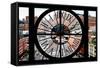 Giant Clock Window - View on Chelsea Market - Meatpacking District III-Philippe Hugonnard-Framed Stretched Canvas