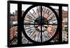 Giant Clock Window - View on Chelsea Market - Meatpacking District III-Philippe Hugonnard-Framed Stretched Canvas