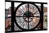 Giant Clock Window - View on Chelsea Market - Meatpacking District III-Philippe Hugonnard-Stretched Canvas