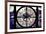 Giant Clock Window - View on Chelsea Market - Meatpacking District V-Philippe Hugonnard-Framed Photographic Print