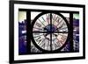 Giant Clock Window - View on Chelsea Market - Meatpacking District V-Philippe Hugonnard-Framed Photographic Print