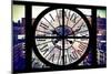 Giant Clock Window - View on Chelsea Market - Meatpacking District V-Philippe Hugonnard-Mounted Photographic Print
