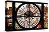 Giant Clock Window - View on Chelsea Market - Meatpacking District VI-Philippe Hugonnard-Stretched Canvas