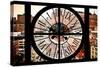 Giant Clock Window - View on Chelsea Market - Meatpacking District VI-Philippe Hugonnard-Stretched Canvas
