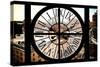 Giant Clock Window - View on Chelsea Market - Meatpacking District-Philippe Hugonnard-Stretched Canvas