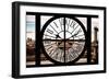 Giant Clock Window - View on East River and Manhattan Bridge III-Philippe Hugonnard-Framed Photographic Print