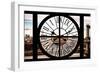 Giant Clock Window - View on East River and Manhattan Bridge III-Philippe Hugonnard-Framed Photographic Print