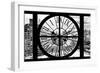 Giant Clock Window - View on Lower Manhattan - New York City III-Philippe Hugonnard-Framed Photographic Print