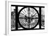 Giant Clock Window - View on Lower Manhattan - New York City III-Philippe Hugonnard-Framed Photographic Print