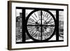 Giant Clock Window - View on Lower Manhattan - New York City III-Philippe Hugonnard-Framed Photographic Print