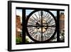 Giant Clock Window - View on Lower Manhattan - New York City-Philippe Hugonnard-Framed Photographic Print