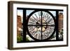 Giant Clock Window - View on Lower Manhattan - New York City-Philippe Hugonnard-Framed Photographic Print