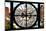 Giant Clock Window - View on Lower Manhattan - New York City-Philippe Hugonnard-Mounted Photographic Print