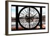 Giant Clock Window - View on Manhattan Bridge and the Empire State Building III-Philippe Hugonnard-Framed Photographic Print