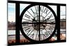 Giant Clock Window - View on Manhattan Bridge and the Empire State Building III-Philippe Hugonnard-Mounted Photographic Print