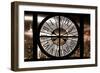 Giant Clock Window - View on Manhattan by Night IV-Philippe Hugonnard-Framed Photographic Print