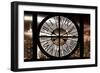 Giant Clock Window - View on Manhattan by Night IV-Philippe Hugonnard-Framed Photographic Print