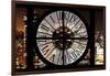 Giant Clock Window - View on Manhattan by Night V-Philippe Hugonnard-Framed Photographic Print