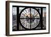 Giant Clock Window - View on Manhattan - New York City-Philippe Hugonnard-Framed Photographic Print