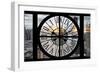 Giant Clock Window - View on Manhattan - New York City-Philippe Hugonnard-Framed Photographic Print