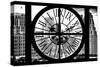 Giant Clock Window - View on Meatpacking District - Manhattan II-Philippe Hugonnard-Stretched Canvas