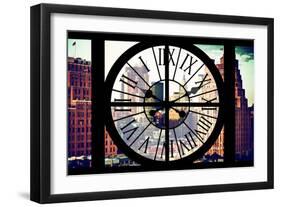 Giant Clock Window - View on Meatpacking District - Manhattan III-Philippe Hugonnard-Framed Photographic Print