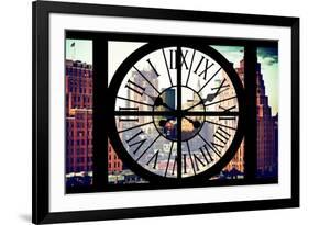 Giant Clock Window - View on Meatpacking District - Manhattan III-Philippe Hugonnard-Framed Photographic Print