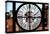 Giant Clock Window - View on Meatpacking District - New York City IV-Philippe Hugonnard-Stretched Canvas