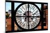 Giant Clock Window - View on Meatpacking District - New York City IV-Philippe Hugonnard-Mounted Photographic Print