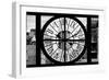 Giant Clock Window - View on Meatpacking District - New York City V-Philippe Hugonnard-Framed Photographic Print