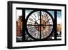 Giant Clock Window - View on Meatpacking District - New York City-Philippe Hugonnard-Framed Photographic Print