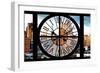 Giant Clock Window - View on Meatpacking District - New York City-Philippe Hugonnard-Framed Photographic Print