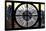 Giant Clock Window - View on Midtown Manhattan-Philippe Hugonnard-Framed Stretched Canvas