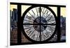 Giant Clock Window - View on Midtown Manhattan-Philippe Hugonnard-Framed Photographic Print