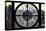 Giant Clock Window - View on Midtown Manhattan-Philippe Hugonnard-Stretched Canvas