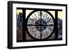 Giant Clock Window - View on Midtown Manhattan-Philippe Hugonnard-Framed Photographic Print