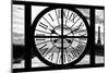 Giant Clock Window - View on Paris at Sunset II-Philippe Hugonnard-Mounted Photographic Print