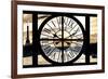 Giant Clock Window - View on Paris at Sunset-Philippe Hugonnard-Framed Photographic Print