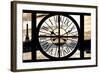 Giant Clock Window - View on Paris at Sunset-Philippe Hugonnard-Framed Photographic Print