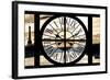 Giant Clock Window - View on Paris at Sunset-Philippe Hugonnard-Framed Photographic Print