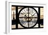 Giant Clock Window - View on Paris at Sunset-Philippe Hugonnard-Framed Photographic Print